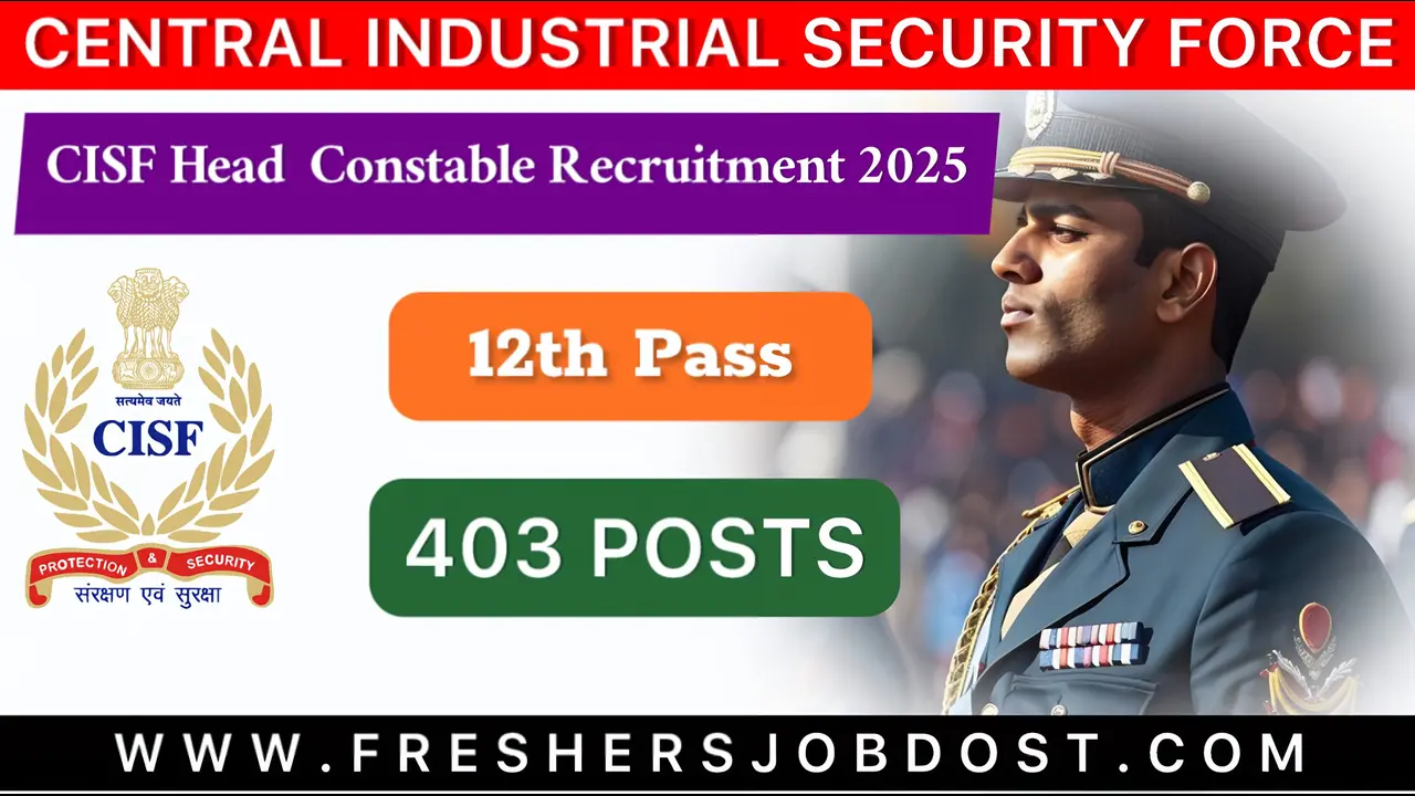 CISF 403 Constable Jobs