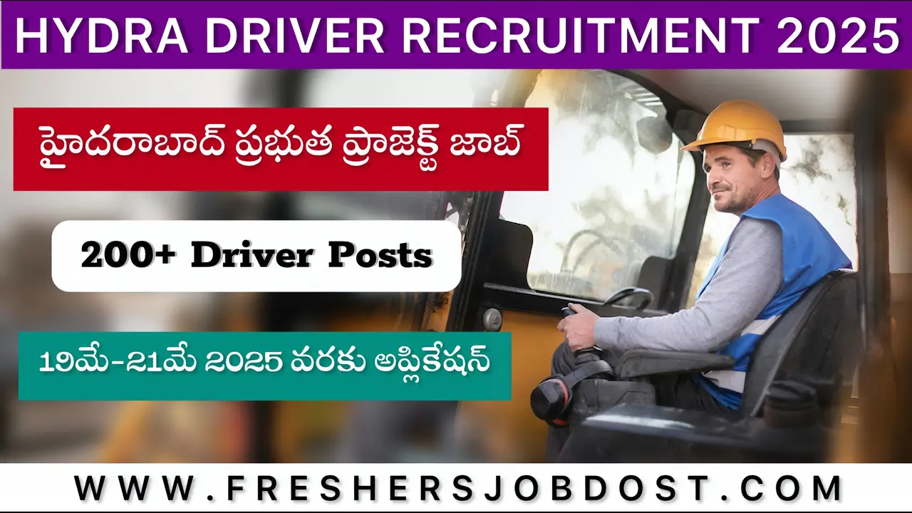 HYDRA Driver Jobs 2025